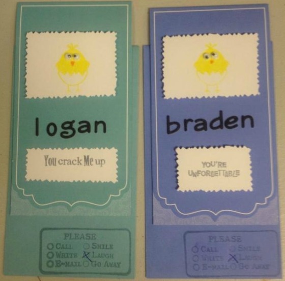 Easter card making